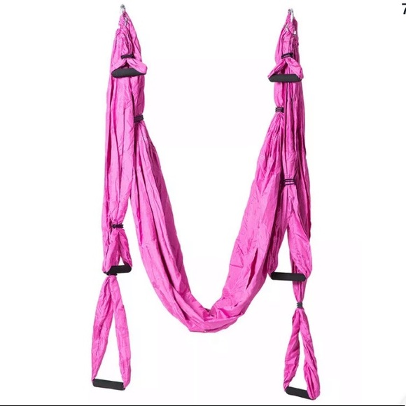 WNG Yoga Swing Aerial Yoga Inversion Sling, Pink - Picture 1 of 6